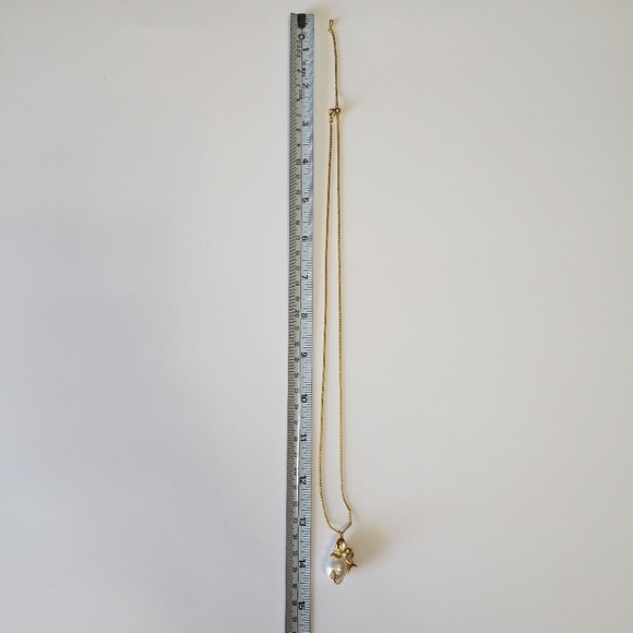 Pearl Necklace Oil Painting Baroque Pearls Natural Freshwater Pendant Flower - Picture 4 of 9